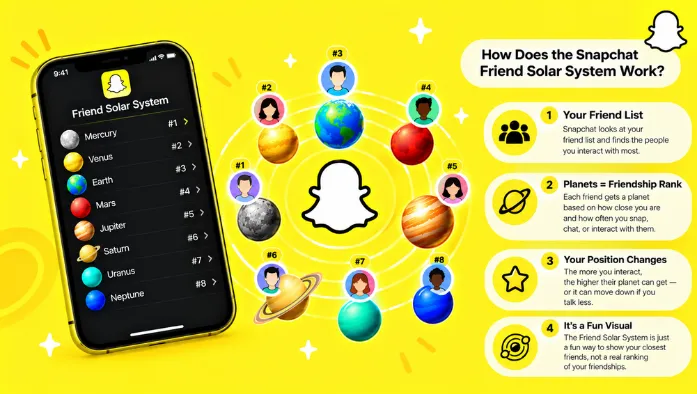 How Does the Snapchat Friend Solar System Work
