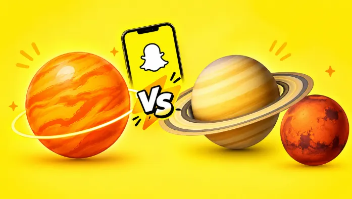 Orange Planet vs. Saturn and Mars