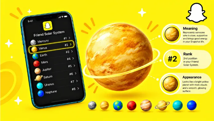 Snapchat Venus Planet - Meaning, Rank & Appearance