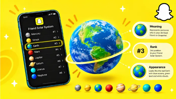 What Is the Earth Planet on Snapchat - Meaning, Rank & Appearance