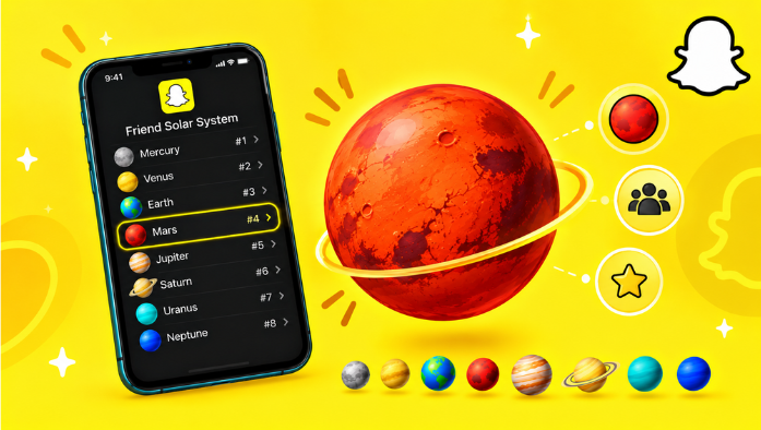 What Is the Mars Planet on Snapchat