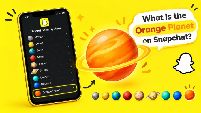 What Is the Orange Planet on Snapchat 